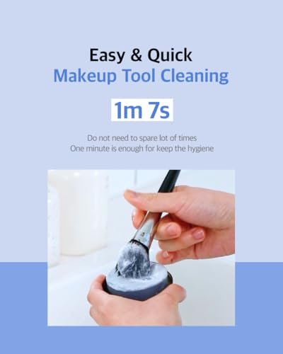 STUDIO17 Solid Makeup Brush Cleaner – 300+ Uses, Compact & Charcoal-Infused for Brushes & Puffs - görsel 5