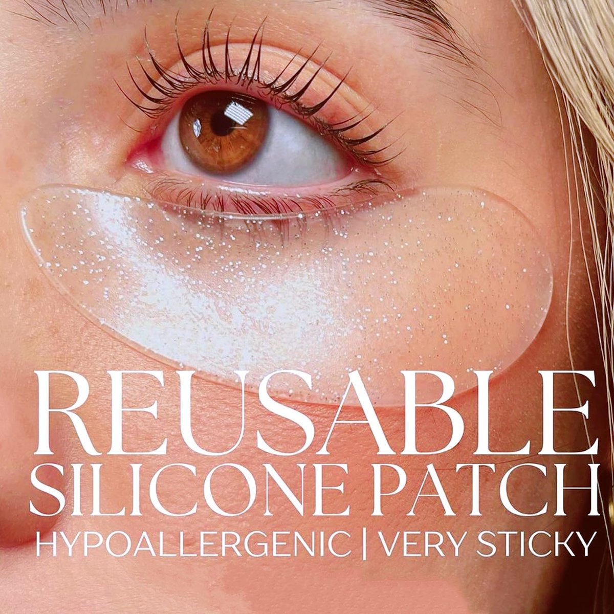Under Eye Patches for Lash Lift and Eyelash Extension - Durable Gel Pads to Separate Upper & Lower Lashes - Sticky Moon Shape Patch Fits Eyelids - Eyelash Mask Cover in 4 Colors - görsel 11