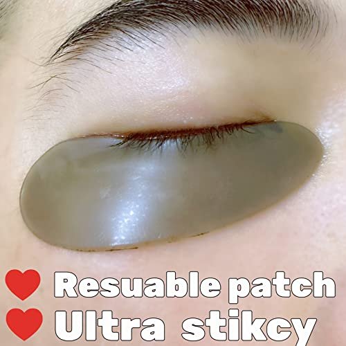 Under Eye Patches for Lash Lift and Eyelash Extension - Durable Gel Pads to Separate Upper & Lower Lashes - Sticky Moon Shape Patch Fits Eyelids - Eyelash Mask Cover in 4 Colors - görsel 4