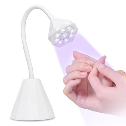 GAOY Omin-Cure Rechargeable Cordless UV Nail Lamp for Gel Nails - Portable Salon & DIY Manicure