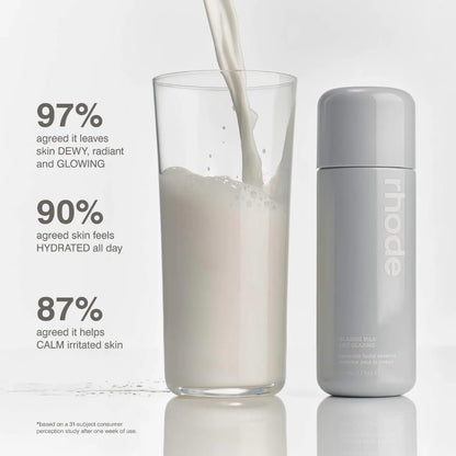 Rhode Glazing Milk - Hydrating Skin Serum with Peptides (4.7 Fl Oz) Avelisse