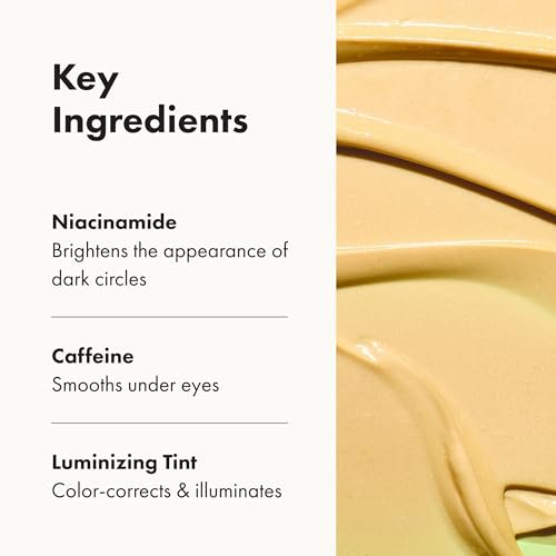 HERO COSMETICS Bright Eyes Illuminating Eye Cream – Reduce Dark Circles with Cooling Stainless Steel Tip (0.5 fl oz) Avelisse