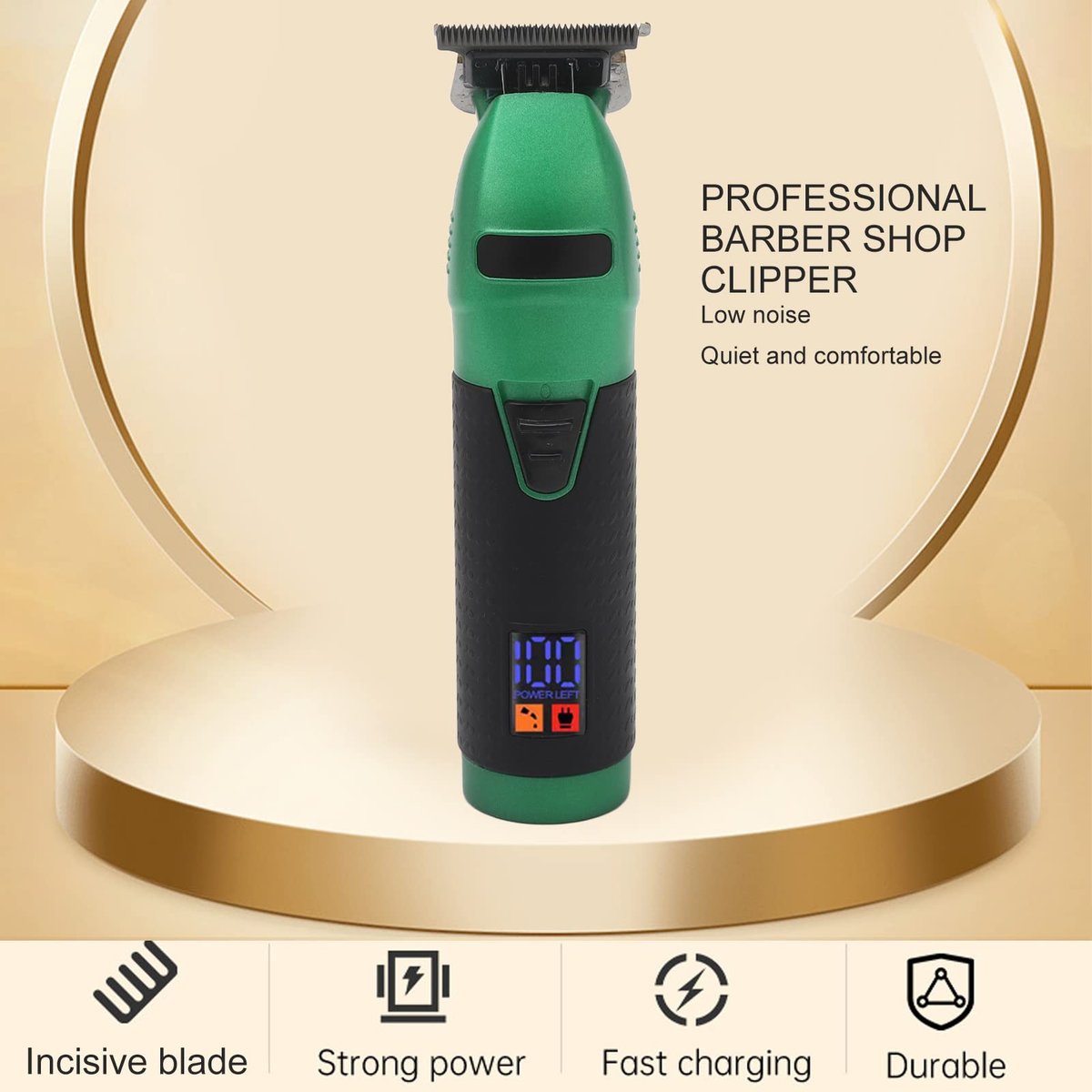 Sorandy Electric Hair Clippers for Men - Cordless Barber Clippers with Large LED Display, Rechargeable Hair Cutting Trimmer - görsel 11