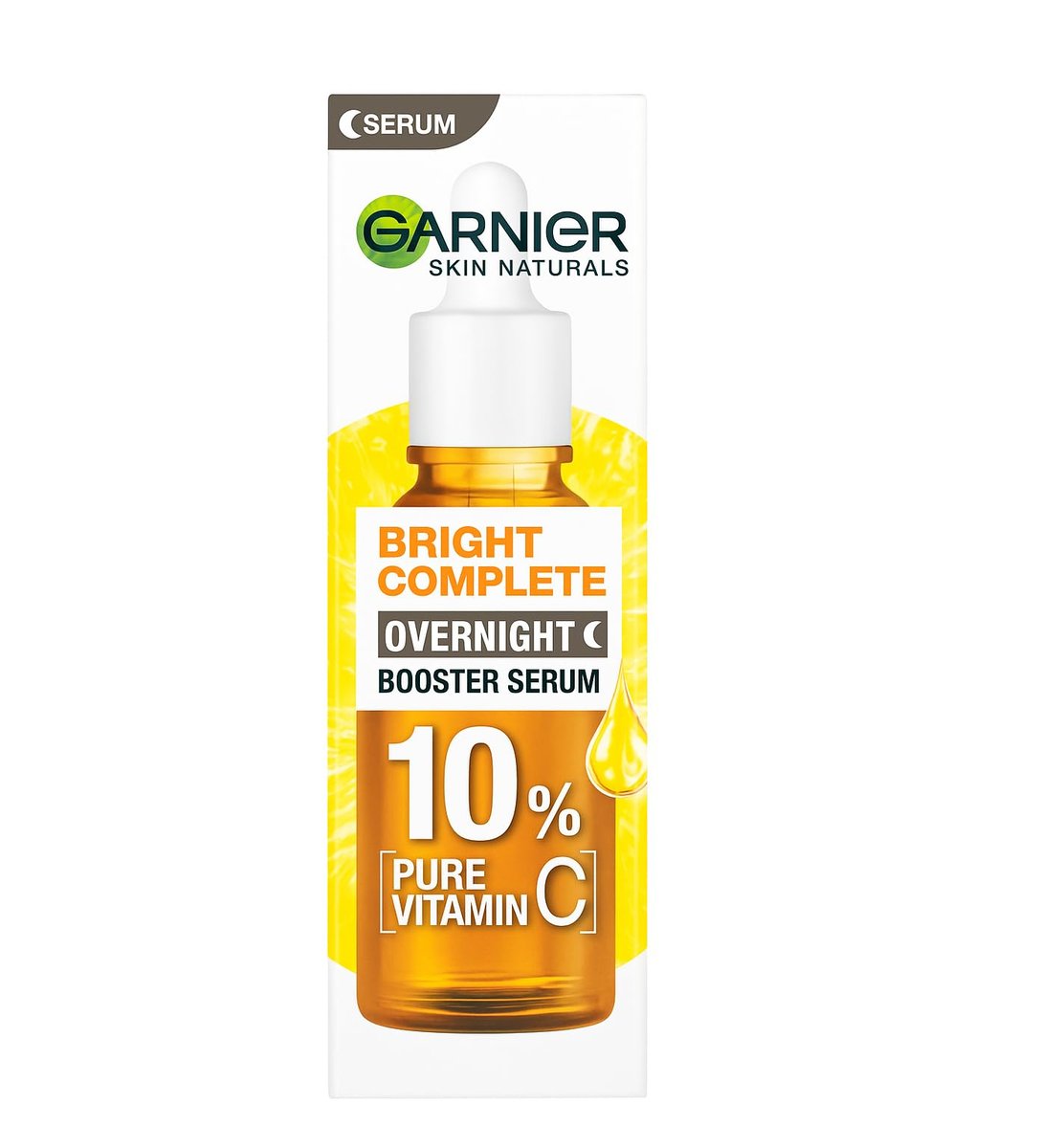 Garnier Targeted Anti Dark Spot Night Serum with 10% Pure Vitamin C & Hyaluronic Acid - Anti Pigmentation & Dullness, For All Skin Types, Vegan, 30 ml Avelisse
