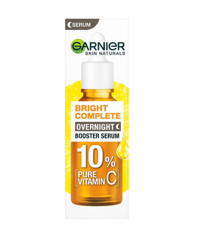 Garnier Targeted Anti Dark Spot Night Serum with 10% Pure Vitamin C & Hyaluronic Acid - Anti Pigmentation & Dullness, For All Skin Types, Vegan, 30 ml Avelisse