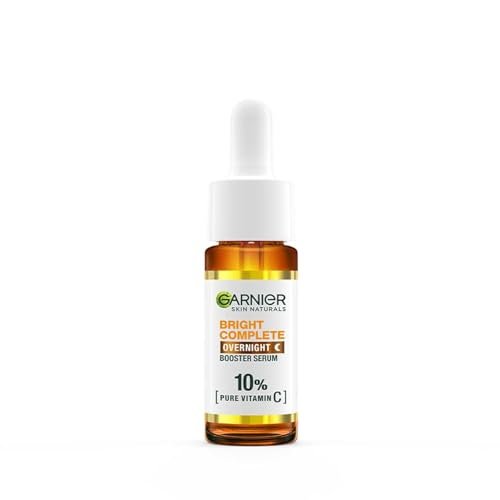 Garnier Targeted Anti Dark Spot Night Serum with 10% Pure Vitamin C & Hyaluronic Acid - Anti Pigmentation & Dullness, For All Skin Types, Vegan, 30 ml Avelisse