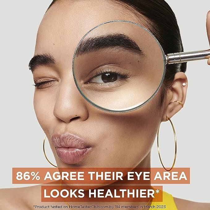 Garnier Eye Cream with 4% Vitamin C – Brightening Treatment for Dark Circles, Under Eye Bags & Puffiness, 15ml Avelisse