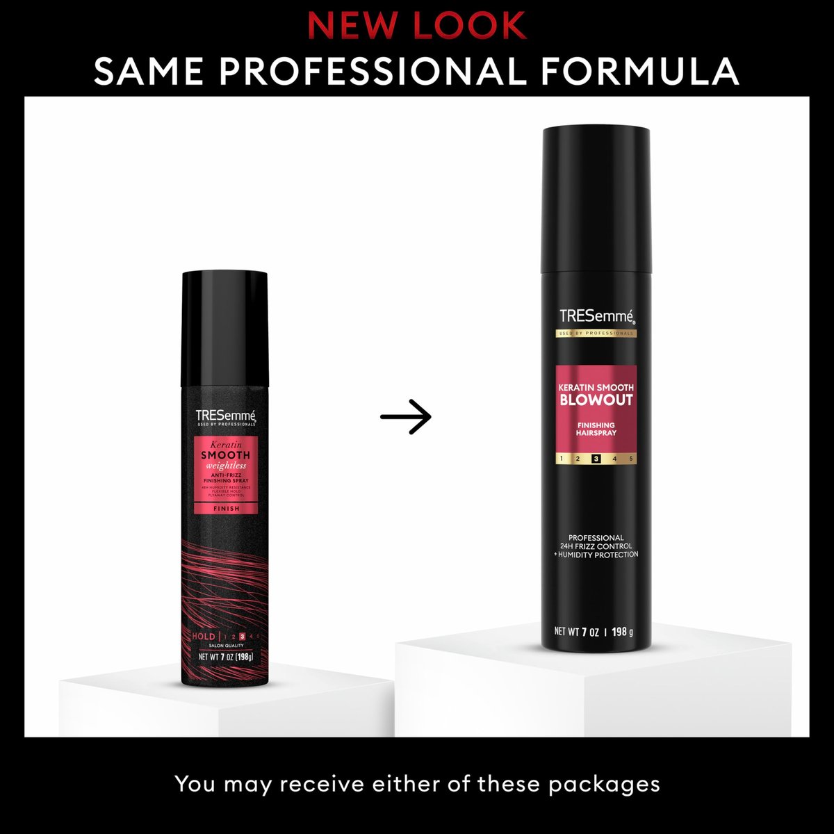 TRESemmé Anti-Frizz Finishing Spray Keratin Smooth - Flexible Hold, Weightless, 7 Fl Oz - görsel 5