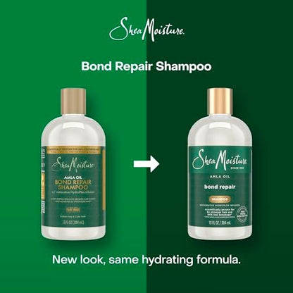 Shea Moisture Bond Repair Shampoo with Amla Oil & Hydroplex Technology - Restorative HydroPlex Infusion, Deeply Cleanses & Removes Build-Up, 13 Fl Oz Avelisse