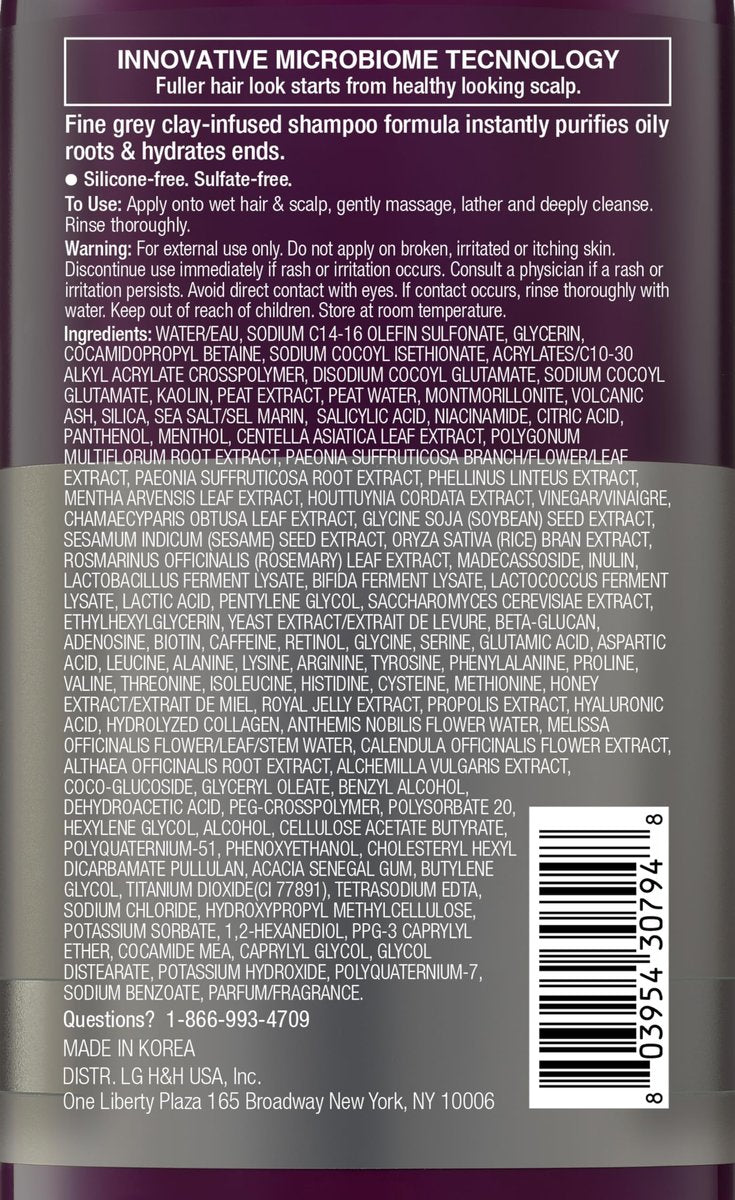 Dr. Groot Scalp Soothing Shampoo with Biotin, Centella, and Prebiotics - Moisturizing K-Beauty Solution for Dry Scalp, 13.01 Fl Oz Avelisse