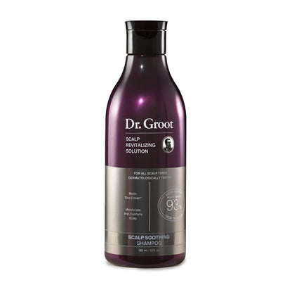 Dr. Groot Scalp Soothing Shampoo with Biotin, Centella, and Prebiotics - Moisturizing K-Beauty Solution for Dry Scalp, 13.01 Fl Oz Avelisse