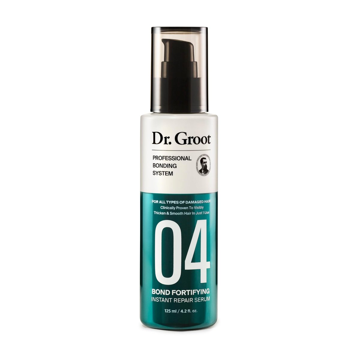 Dr. Groot Bond Fortifying Hair Care Serum with Keratin & Silk Protein - Professional Bonding System for Dry, Thin, Damaged Hair - 4.41 oz Avelisse