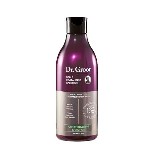 Dr. Groot Hair Thickening Shampoo with Biotin & Rosemary Oil – Korean Hair Care for Volumizing Thinning & Damaged Hair, Hydrating Scalp Revitalizing Solution, 13.01 Fl Oz Avelisse