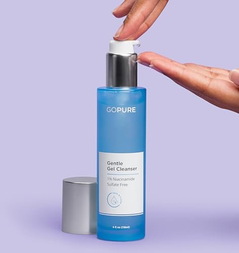 goPure Gentle Gel Cleanser - Vitamin C Face Wash for Brightening, Clarifying, All Skin Types - 4 oz Avelisse