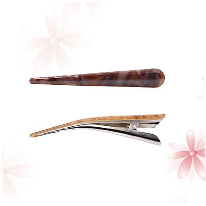 Beaupretty Duckbill Hair Clips for Women – 1 Pack Alligator Hair Barrettes, 5.51 Inch Strong Grip Hairpins, Lightweight Acrylic Accessories for Everyday Use