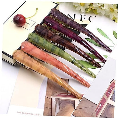Beaupretty Duckbill Hair Clips for Women – 1 Pack Alligator Hair Barrettes, 5.51 Inch Strong Grip Hairpins, Lightweight Acrylic Accessories for Everyday Use