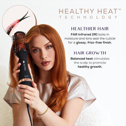 Sutra IR Infrared 2" Blowout Brush – Black & Rose Gold Avelisse