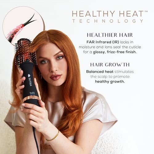 Sutra IR Infrared 2" Blowout Brush – Black & Rose Gold Avelisse