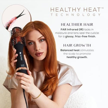 Sutra IR Infrared 2" Blowout Brush – Black & Rose Gold Avelisse