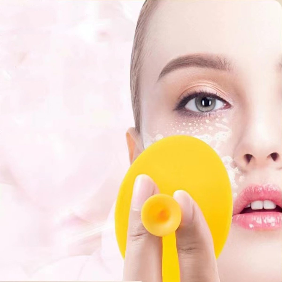 8-Pack Soft Silicone Face Scrubber Set - Gentle Facial Cleansing Brush for Deep Pore Cleansing, Blackhead & Acne Care - görsel 5