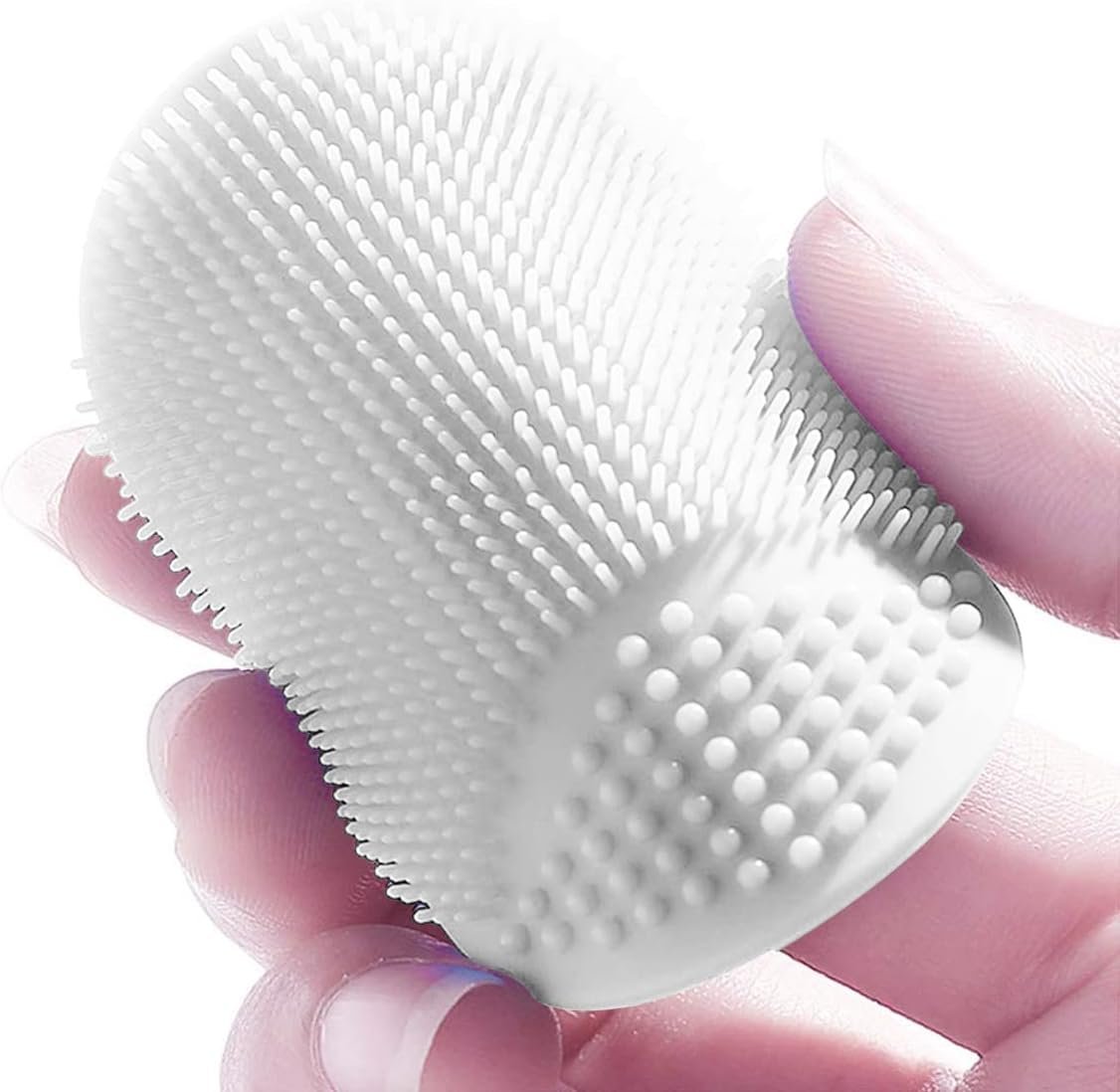 8-Pack Soft Silicone Face Scrubber Set - Gentle Facial Cleansing Brush for Deep Pore Cleansing, Blackhead & Acne Care - görsel 11