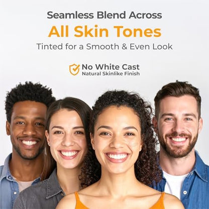 UV Doux Mineral Sunscreen SPF 50 PA+++ | Tinted, Oil-Free, Water Resistant | No White Cast | For Sensitive & Acne-Prone Skin | 100% Mineral Broad Spectrum | 50g/1.7oz Avelisse