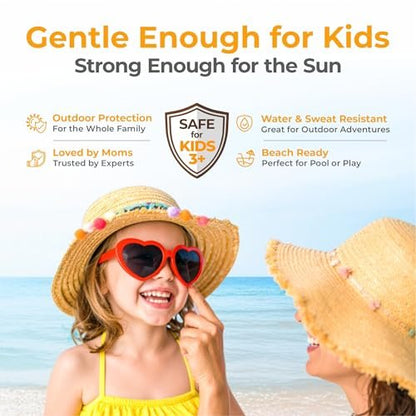 UV Doux Mineral Sunscreen SPF 50 PA+++ | Tinted, Oil-Free, Water Resistant | No White Cast | For Sensitive & Acne-Prone Skin | 100% Mineral Broad Spectrum | 50g/1.7oz Avelisse