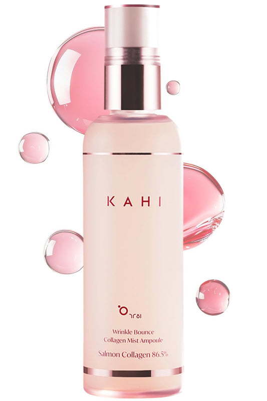 KAHI Fine Line Bounce Collagen Serum Facial Mist Ampoule - Hydrating Face Mist with Collagen, Daily Moisturizer Spray for Face, 4.06 fl oz Avelisse