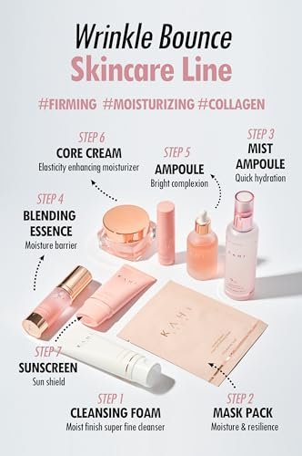 KAHI Fine Line Bounce Collagen Serum Facial Mist Ampoule - Hydrating Face Mist with Collagen, Daily Moisturizer Spray for Face, 4.06 fl oz Avelisse