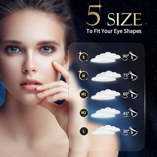 Professional Lash Lift Kit & Eyebrow Lamination Kit – 2 in 1 Eyelash Perm Kit for Salon & Home Use, Upgraded Glue, Lasts 6 Weeks (Blue) Avelisse