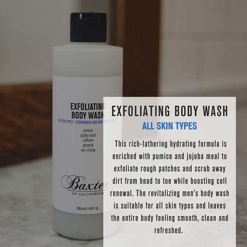 Baxter of California Exfoliating Body Wash with Pumice and Jojoba Meal, 8 oz - görsel 4