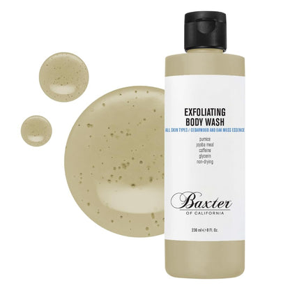 Baxter of California Exfoliating Body Wash with Pumice and Jojoba Meal, 8 oz