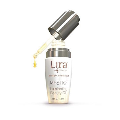 Lira Clinical MYSTIQ iLuminating Beauty Oil - Vitamin C Face Oil with Plant Stem Cell Extract - Hydrates Skin with Argan & Baobab Oils - Antioxidant Facial Drops for Daily Skincare Routine - 0.5 Oz Avelisse