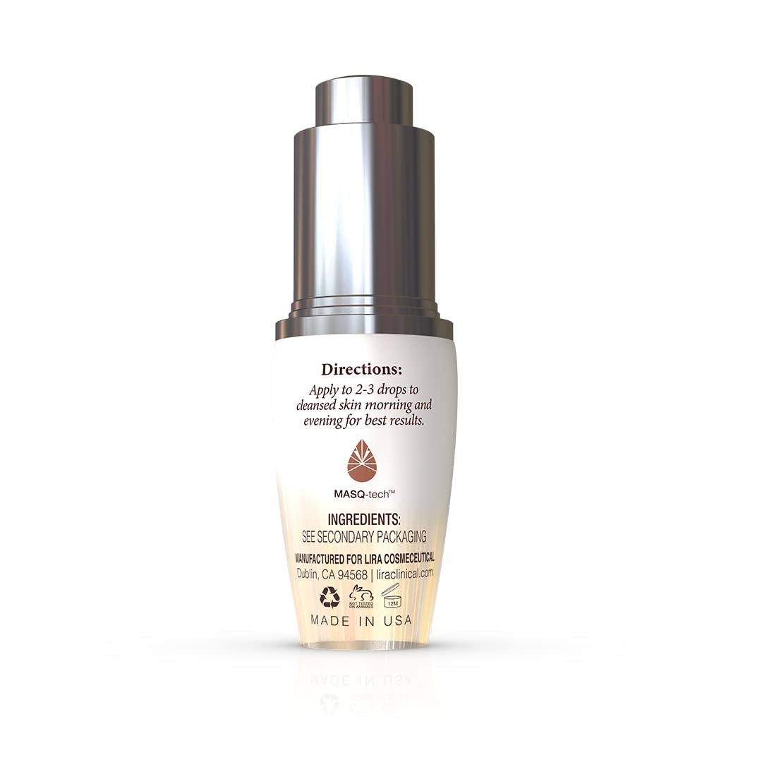 Lira Clinical MYSTIQ iLuminating Beauty Oil - Vitamin C Face Oil with Plant Stem Cell Extract - Hydrates Skin with Argan & Baobab Oils - Antioxidant Facial Drops for Daily Skincare Routine - 0.5 Oz Avelisse