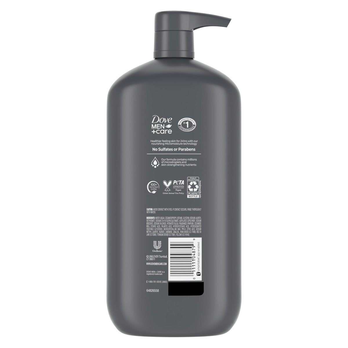 Dove Men+Care Exfoliating Deep Clean Body and Face Wash with 24-Hour Nourishing Micromoisture Technology, 30 oz Avelisse