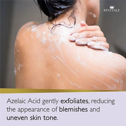 REVITALE Advanced Azelaic Acid & Niacinamide Soap – Calming Cleansing Bar for Smooth, Balanced & Protected Skin