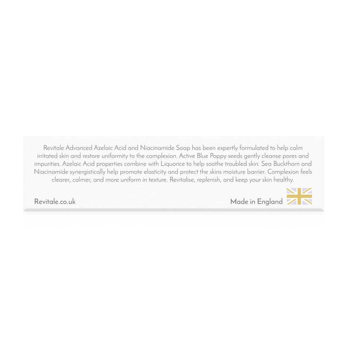 REVITALE Advanced Azelaic Acid & Niacinamide Soap – Calming Cleansing Bar for Smooth, Balanced & Protected Skin - görsel 13