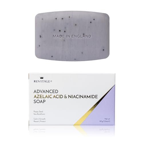 REVITALE Advanced Azelaic Acid & Niacinamide Soap – Calming Cleansing Bar for Smooth, Balanced & Protected Skin - görsel 2