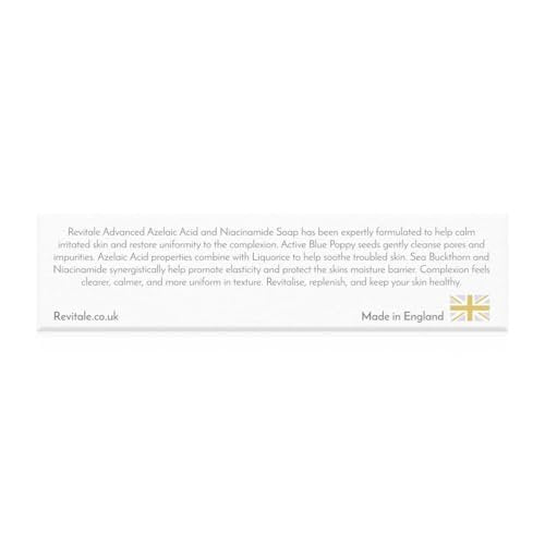 REVITALE Advanced Azelaic Acid & Niacinamide Soap – Calming Cleansing Bar for Smooth, Balanced & Protected Skin - görsel 14