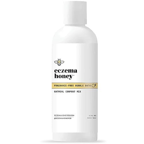 ECZEMA HONEY Fragrance-Free Oatmeal Comfort Bubble Bath – Sensitive Skin Body Wash & Bath Soak, 12 Oz - görsel 2