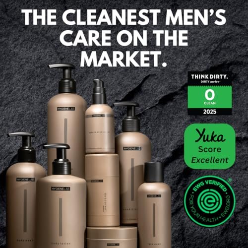 HygieneLab Conditioner for Men – EWG Verified, Unscented, Sulfate & Paraben Free, Lightweight Hydrating Formula for All Hair Types, 10 fl oz Avelisse