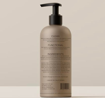 HygieneLab Conditioner for Men – EWG Verified, Unscented, Sulfate & Paraben Free, Lightweight Hydrating Formula for All Hair Types, 10 fl oz Avelisse