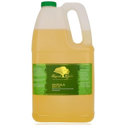 Premium Marula Oil - 100% Pure Cold Pressed Natural Organic - 1 Gallon (128 Fl Oz) by Liquid Gold Inc