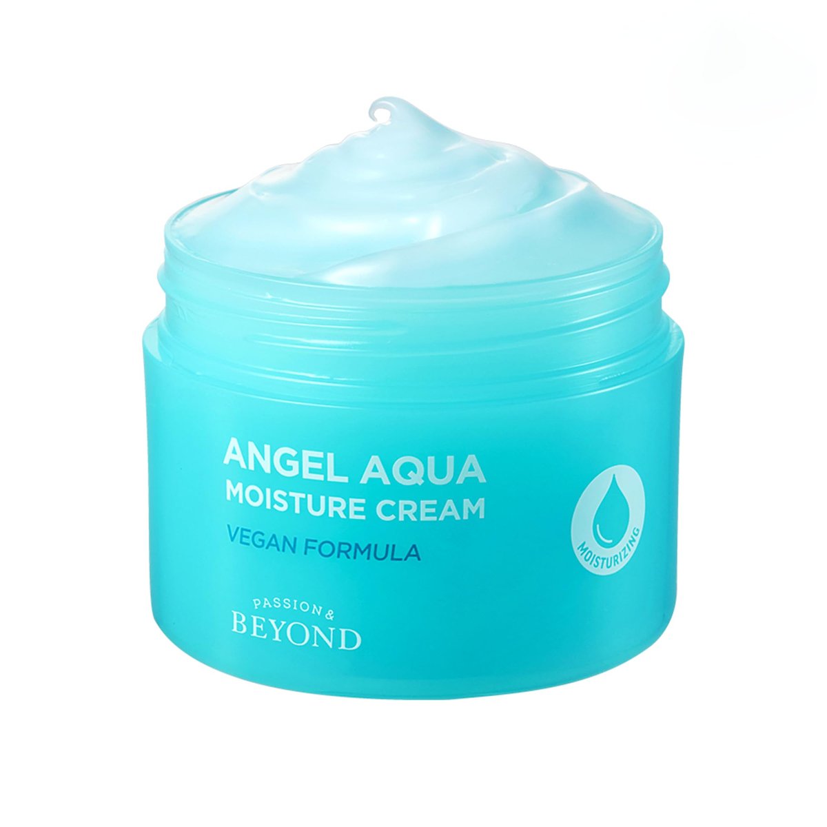 BEYOND Angel Aqua Moisture Cream - Instant Cooling & Hydrating Face Gel Moisturizer 5.1 oz | Vegan Korean Skin Care with Cica, Hyaluronic Acid, Panthenol Avelisse