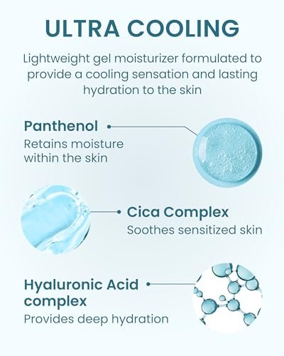 BEYOND Angel Aqua Moisture Cream - Instant Cooling & Hydrating Face Gel Moisturizer 5.1 oz | Vegan Korean Skin Care with Cica, Hyaluronic Acid, Panthenol Avelisse