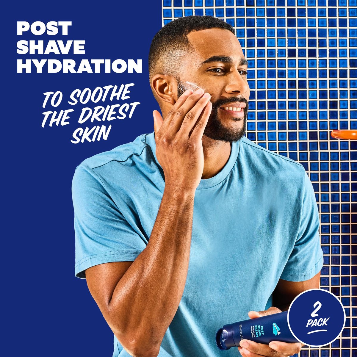 Dollar Shave Club Post Shave Cream 3.4 oz (2 Pack) – Hydrating Post Shave Lotion for Soothing, Moisturizing Skin Care - görsel 5