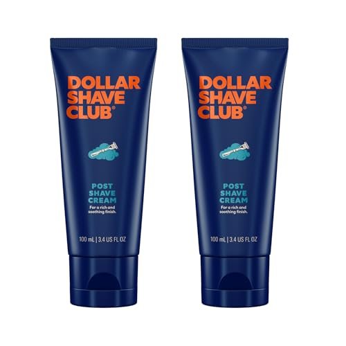 Dollar Shave Club Post Shave Cream 3.4 oz (2 Pack) – Hydrating Post Shave Lotion for Soothing, Moisturizing Skin Care - görsel 2