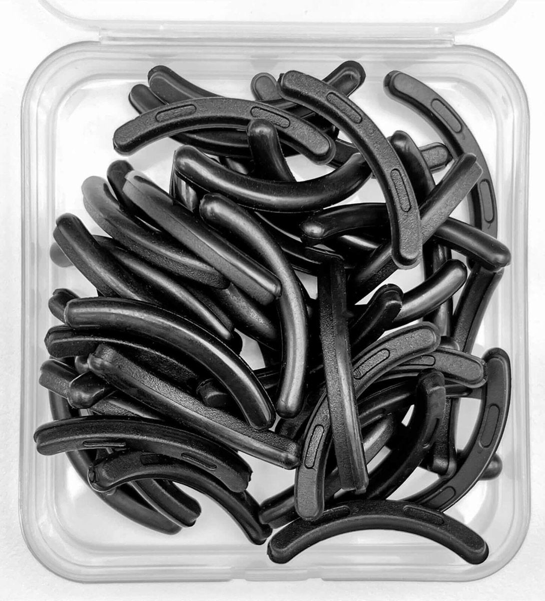 Yumflan Eyelash Curler Refills - 80 Pcs Silicone Rubber Pads for Universal Eyelash Curlers (Black) - görsel 1