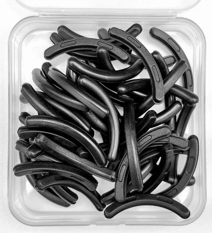 Yumflan Eyelash Curler Refills - 80 Pcs Silicone Rubber Pads for Universal Eyelash Curlers (Black)