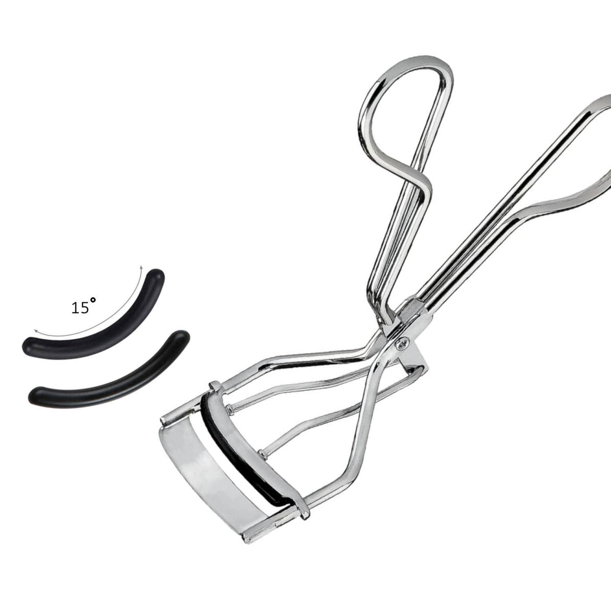 Yumflan Eyelash Curler Refills - 80 Pcs Silicone Rubber Pads for Universal Eyelash Curlers (Black) - görsel 7